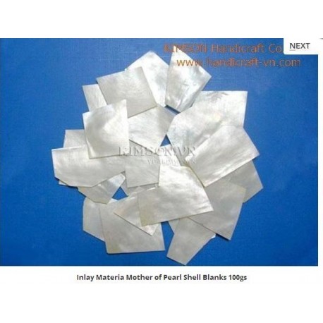 マテリアをインレイ マザーオブ パール シェル ブランクス 100gs
