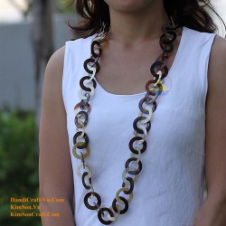 Natural horn necklace - Model 0026