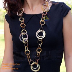 Natural horn necklace - Model 0027
