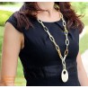 Natural horn necklace - Model 0031