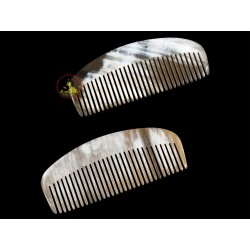 Real Horn Comb - Rake Wide Of Tooth - 12 x 5 cm - 4.72 x 1.96 Inch