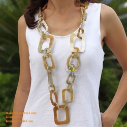 Natural horn necklace - Model 0035