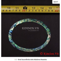 Oval Soundhole AAA Abalone Rosette