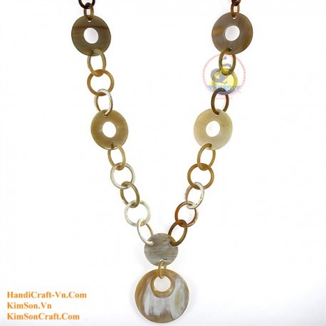Natural horn necklace - Model 0086