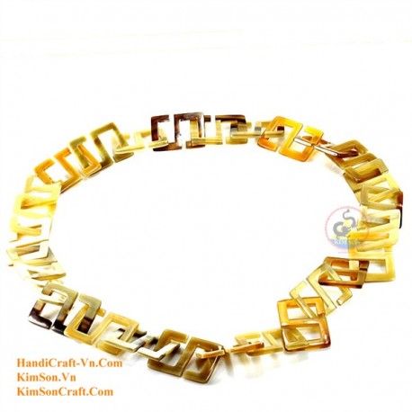 ナチュラル ホルン ネックレス - モデル 0088