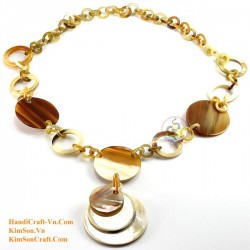 Natural horn necklace - Model 0089