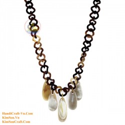 Natural horn necklace - Model 0102