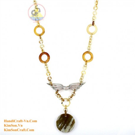Natural horn necklace - Model 0111