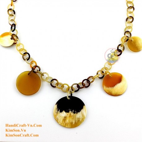 Natural horn necklace - Model 0124