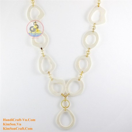 Naturhorn Halskette - Modell 0104