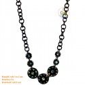 Natural horn & abalone necklace - Model 0131