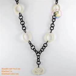 Natural horn necklace - Model 0136