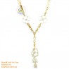 Natural horn & bone necklace - Model 0140