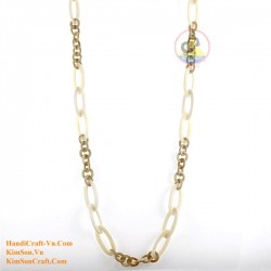 Natural horn & bone necklace - Model 0141