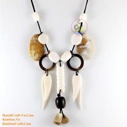 Naturhorn Halskette - Modell 0104