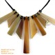 Natural horn necklace - Model 0112