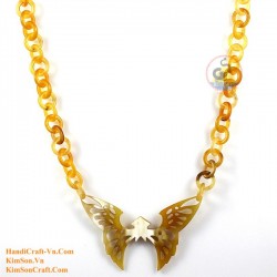Naturhorn Halskette - Modell 0104