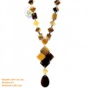 Naturhorn Halskette - Modell 0104