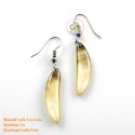 Organic Gold Mother of Pearl - Earrings