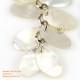 Organic Cow Horn - Oval - Black and Yellow - Earrings