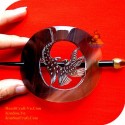 Bio Kuh Horn - Ohrringe