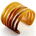 Natural circle horn necklace - Model 0009