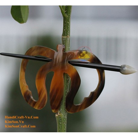 Бабочка Органические Хорн волос Барретт