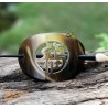 Chinese Character Organic Horn Hair Barrette