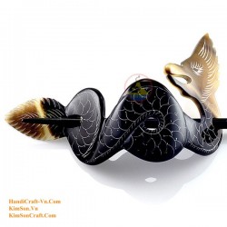 Dragon Organic Horn Hair Barrette