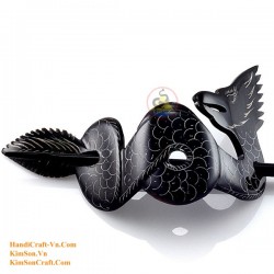 Dragon Organic Horn Hair Barrette