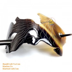 Fish Organic Horn Hair Barrette