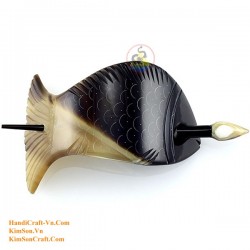 Fish Organic Horn Hair Barrette