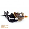 Flower Organic Horn Hair Barrette