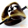 Heart & Birds Organic Horn Hair Barrette