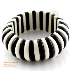 Natural circle horn necklace - Model 0009