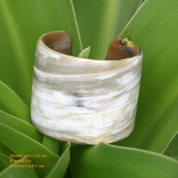 Natural circle horn necklace - Model 0009