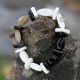 Natural circle horn necklace - Model 0009