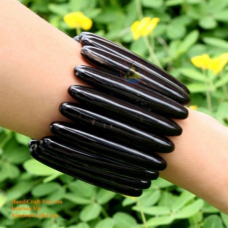 Natural circle horn necklace - Model 0009