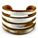 Natural circle horn necklace - Model 0009