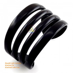 Natural circle horn necklace - Model 0009