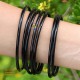 Natural circle horn necklace - Model 0009