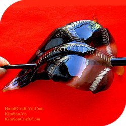 Leaf Organic Horn Hair Barrette