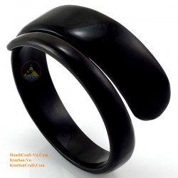 Natural circle horn necklace - Model 0009