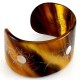 Natural circle horn necklace - Model 0009