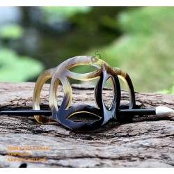 Organic Horn Hair Barrette