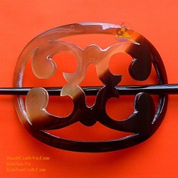 Organic Horn Hair Barrette