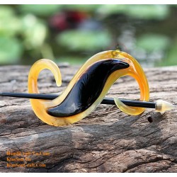 Organic Horn Hair Barrette