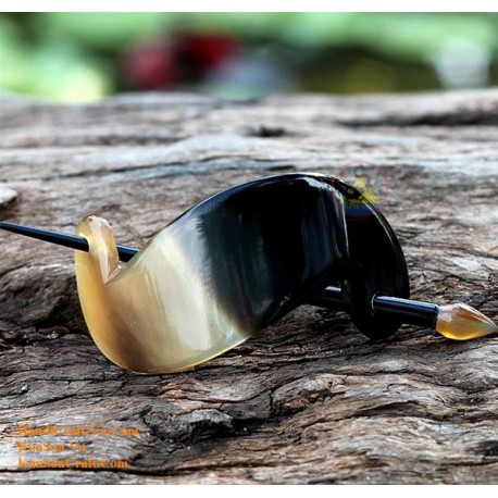 Organic Horn Hair Barrette