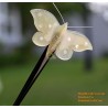 Butterfly Organic Horn & Mother of Pearl Hair Stick