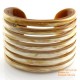 Natural circle horn necklace - Model 0009